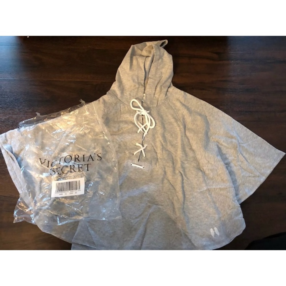 Victoria secret poncho beach pool hoodie XS NEW